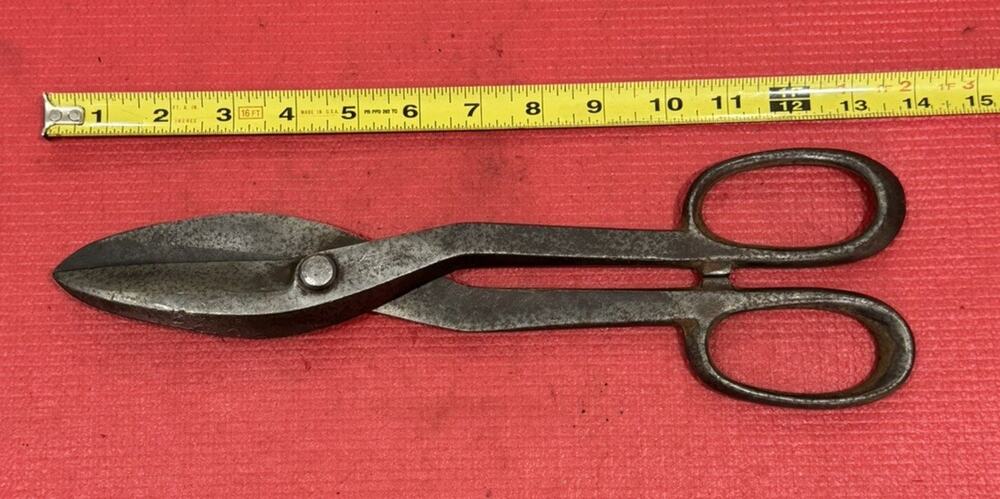 Vintage RARE Stiletto No. 8 Cutting Scissors Shears Snips 13.5” Long Made in USA